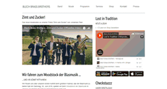 Desktop Screenshot of blechbrassbrothers.at
