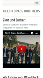 Mobile Screenshot of blechbrassbrothers.at
